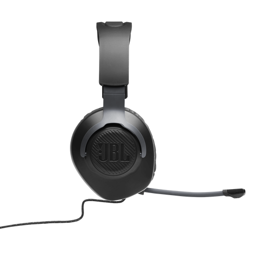 JBL Quantum 100 - Black - Wired over-ear gaming headset with flip-up mic - Detailshot 6 image number null